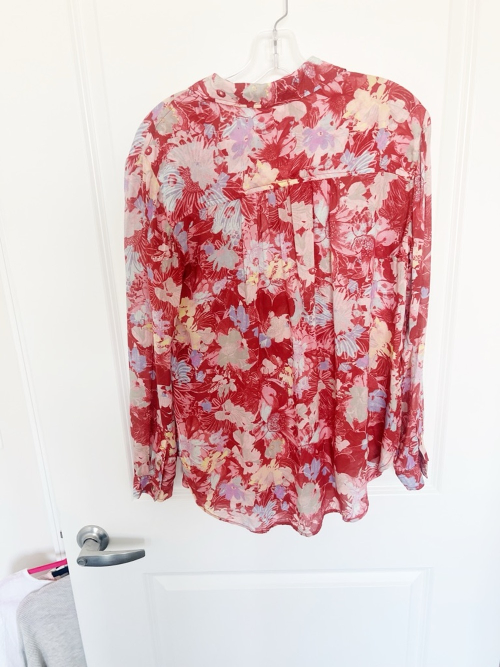Small Pilcro Romy Relaxed Floral Blouse - Picture 3 of 4